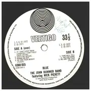 LP - The John Dummer Band Featuring Nick Pickett - Blue - Die-cut gimmick cover.