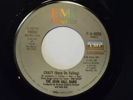 The John Hall Band - Crazy (Keep On Falling)