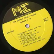 LP - The Johnny Mince Quartet - Summer Of '79