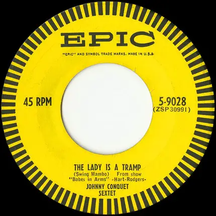 The Johnny Conquet Sextet - Venus De Milo / The Lady Is A Tramp