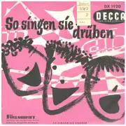 7inch Vinyl Single - The Johnston Brothers , The George Chisholm Sour-Note Six - So Singen Sie Drüben - EP