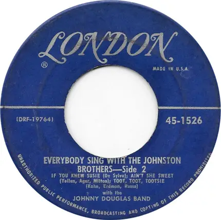 The Johnston Brothers And The Johnny Douglas Band - Everybody Sing With The Johnston Brothers