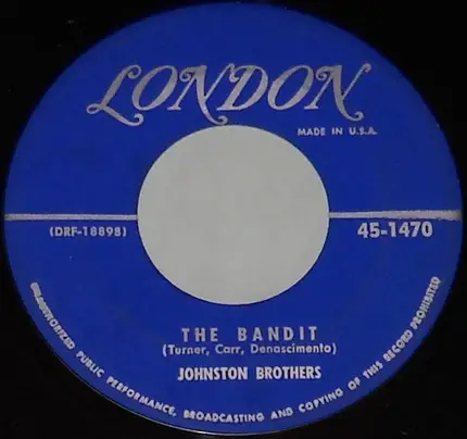The Johnston Brothers - The Secret Of Our Love / The Bandit