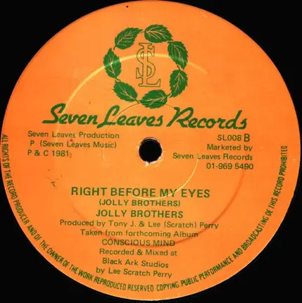 The Jolly Brothers - Have A Little Faith / Right Before My Eyes