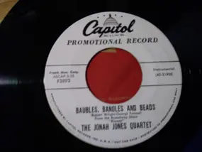 Jonah Jones Quartet - Baubles, Bangles And Beads