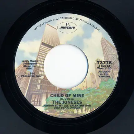 The Joneses - Child Of Mine