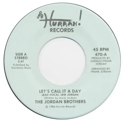 The Jordan Brothers - Let's Call It A Day