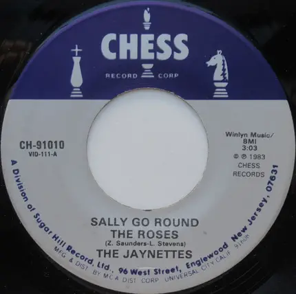 The Jaynetts , The Corsairs - Sally Go Round The Roses / Smoky Places