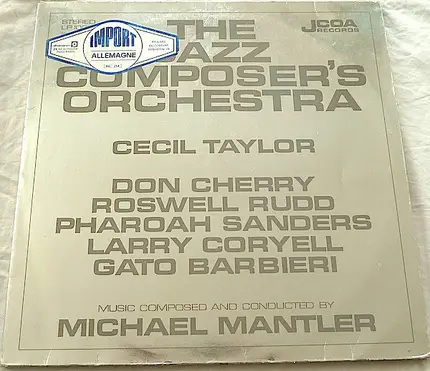 The Jazz Composer's Orchestra - The Jazz Composer's Orchestra
