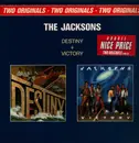 Double LP - The Jacksons - Destiny + Victory