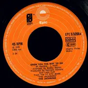 7inch Vinyl Single - The Jacksons - Show You The Way To Go / Blues Away