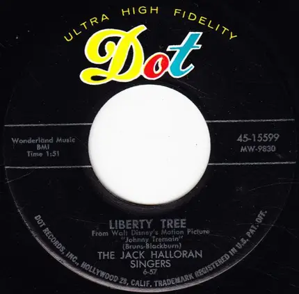 The Jack Halloran Singers - Shenandoah Rose / Liberty Tree