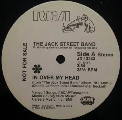 The Jack Street Band - In over my head