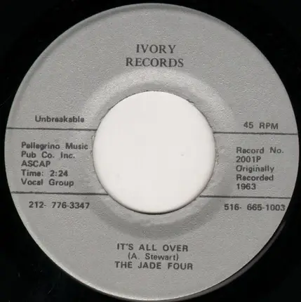 The Jade Four - Skyline Of Manhattan / It's All Over