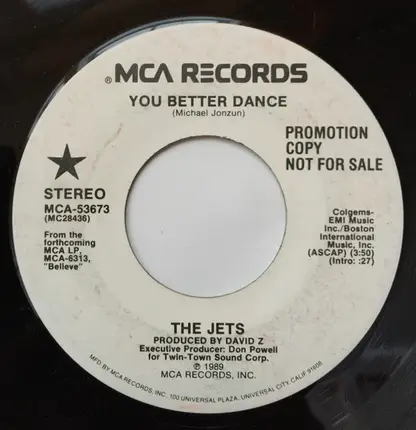 The Jets - You Better Dance