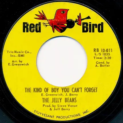 The Jelly Beans - Baby Be Mine / The Kind Of Boy You Can't Forget