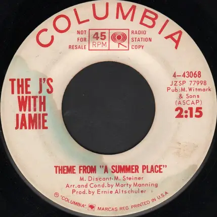 The J's With Jamie - Theme From 'A Summer Place'