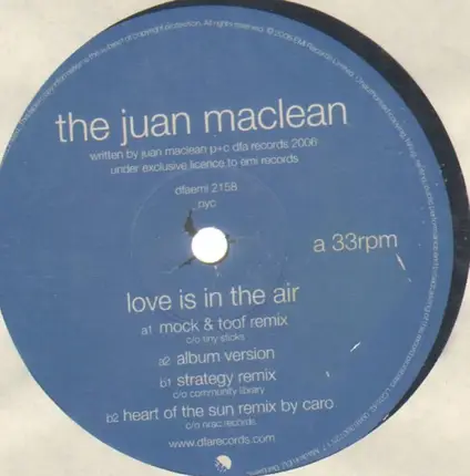 The Juan MacLean - Love is in the air