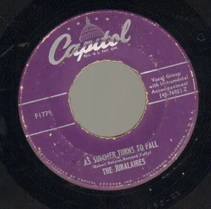 The Jubalaires - As Summer Turns to Fall / Living A Lie