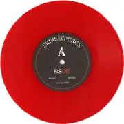7inch Vinyl Single - The Junkers - Skins'n'Punx / East End - Numbered / Red Vinyl