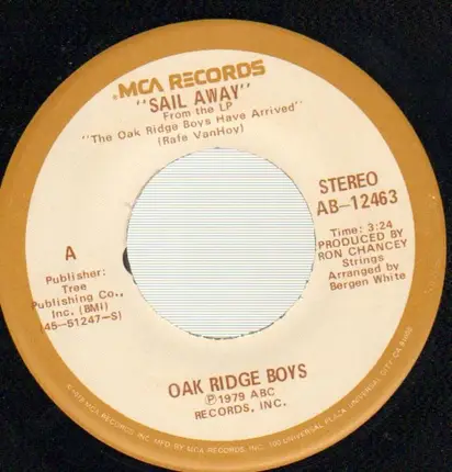 The Oak Ridge Boys - Sail Away