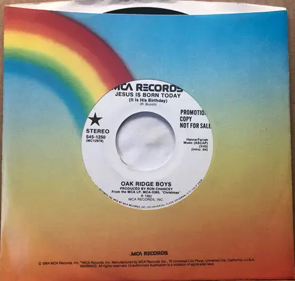 The Oak Ridge Boys - Jesus Is Born Today (It Is His Birthday)
