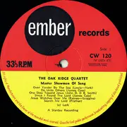 LP - The Oak Ridge Quartet - Master Showmen Of Song