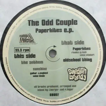 The Odd Couple - Paperkites EP