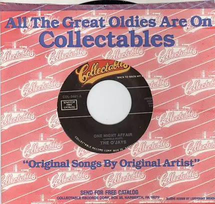 The O'Jays - One Night Affair / Deeper In Love With You