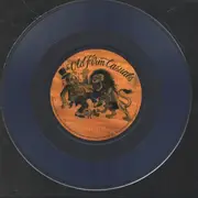 7inch Vinyl Single - The Old Firm Casuals - We Want The Lions Share - Blue Vinyl