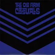 7inch Vinyl Single - The Old Firm Casuals - Never Say Die - Blue Clear Vinyl, Insert