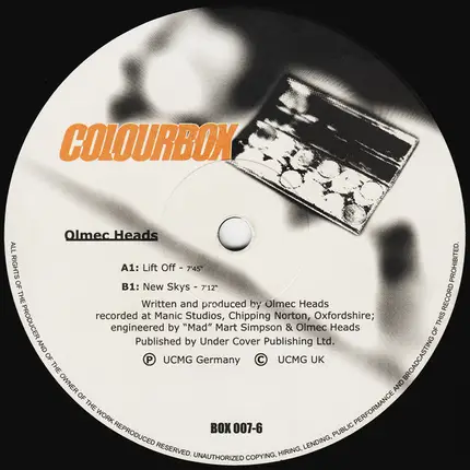 The Olmec Heads - Lift Off / New Skys