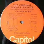 LP - The Original Texas Playboys Under The Direction Of Leon McAuliffe - Live & Kickin'