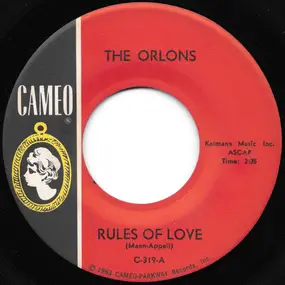 Orlons - Rules Of Love