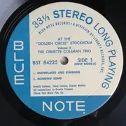 LP - The Ornette Coleman Trio - At The 'Golden Circle' Stockholm - Volume Two