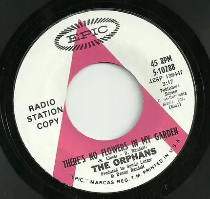 The Orphans - There's No Flowers In My Garden