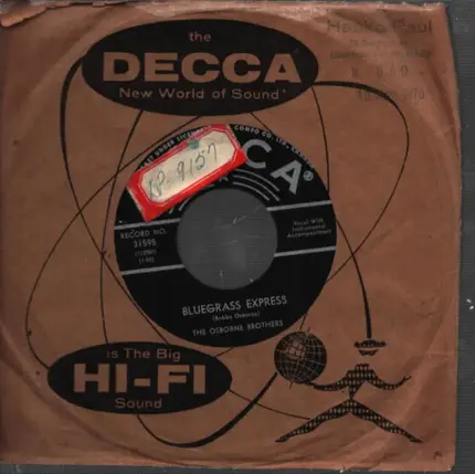 The Osborne Brothers - Bluegrass Express / The Cuckoo Bird