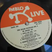 Double LP - The Oscar Peterson Big 4 - Freedom Song (The Oscar Peterson Big 4 In Japan '82) - Gatefold