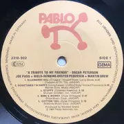 LP - The Oscar Peterson Quartet - A Tribute To My Friends