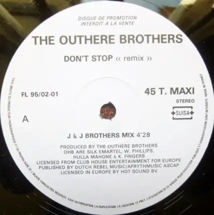 The Outhere Brothers - Don't Stop (Remix)