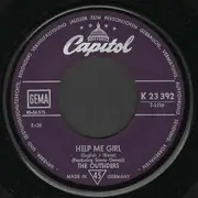 7inch Vinyl Single - The Outsiders - Help Me Girl