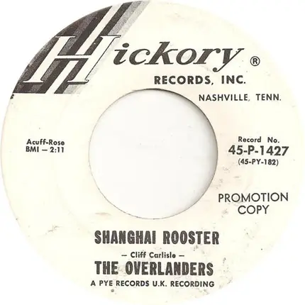 The Overlanders - The Leaves Are Falling / Shanghai Rooster