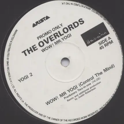 The Overlords - Wow! Mr. Yogi