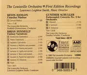 CD - The Louisville Orchestra , Lawrence Leighton-Smith - Hanlon: Cumulus Nimbus / Fennelly: Fantasy Variations / Schuller: Farbenspiel