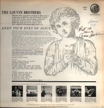 The Louvin Brothers - Keep Your Eyes on Jesus