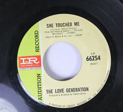 The Love Generation - Meet Me At The Love-In / She Touched Me