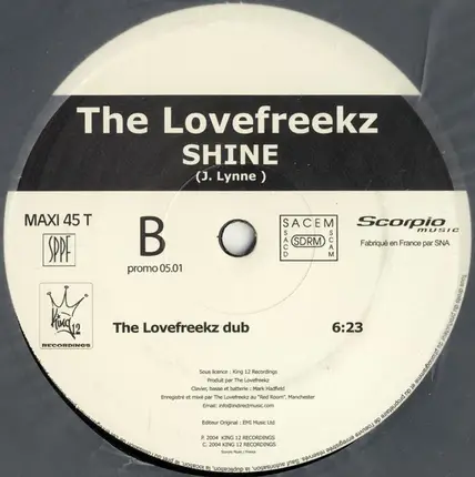 The Lovefreekz - Shine