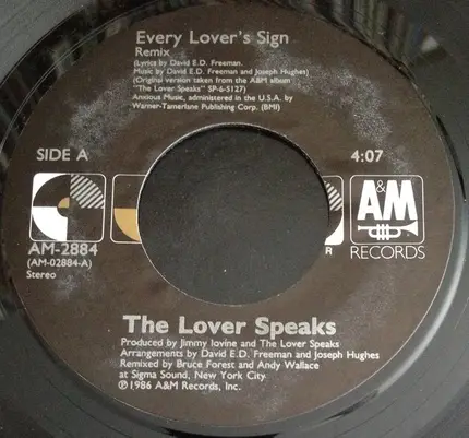 The Lover Speaks - Every Lover's Sign