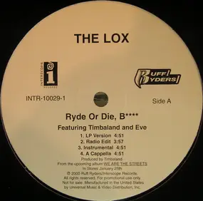The LOX - Ryde Or Die, B