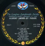 LP - The Longines Symphonette - Academy Award Hit Parade